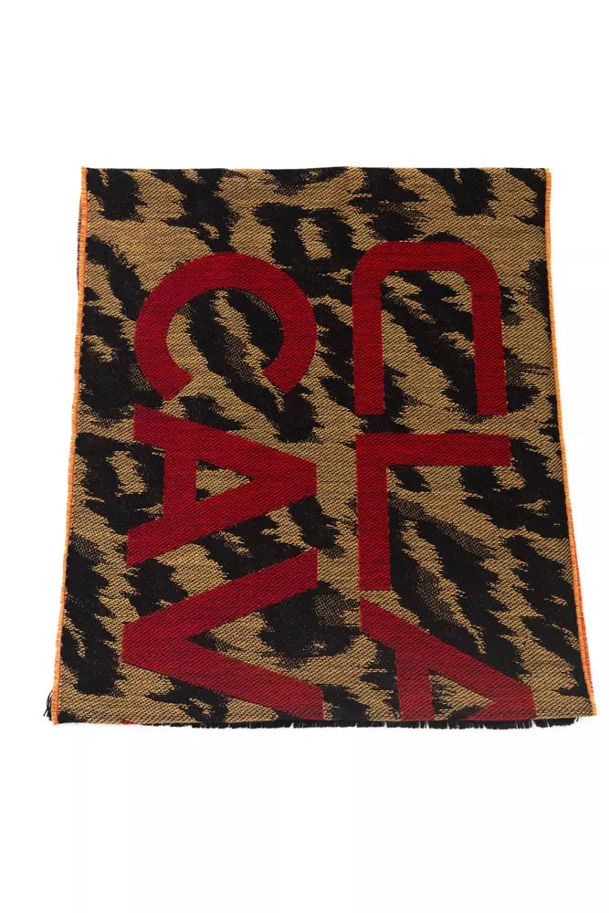 Cavalli Class Exotic Animalier Fantasy Logo Scarf