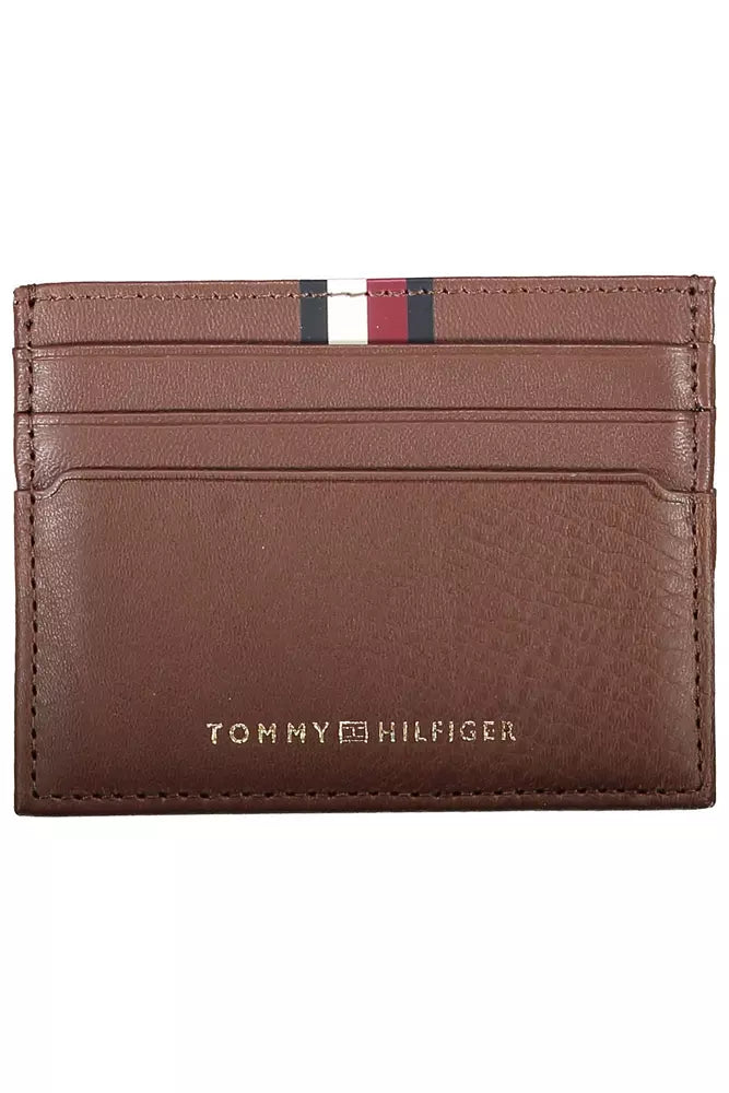 Tommy Hilfiger Brown Leather Men Wallet