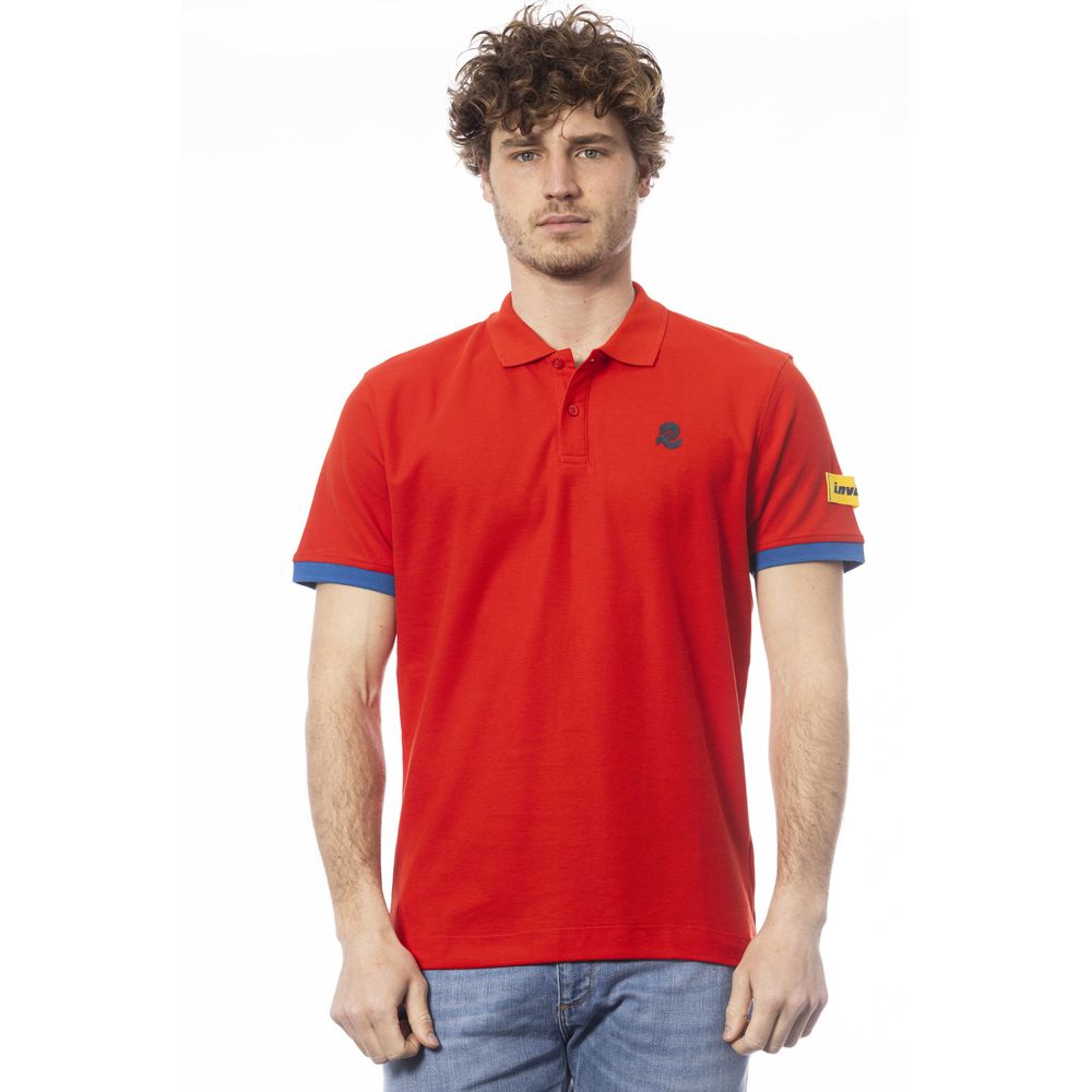 Invicta Red Cotton Men Polo Shirt