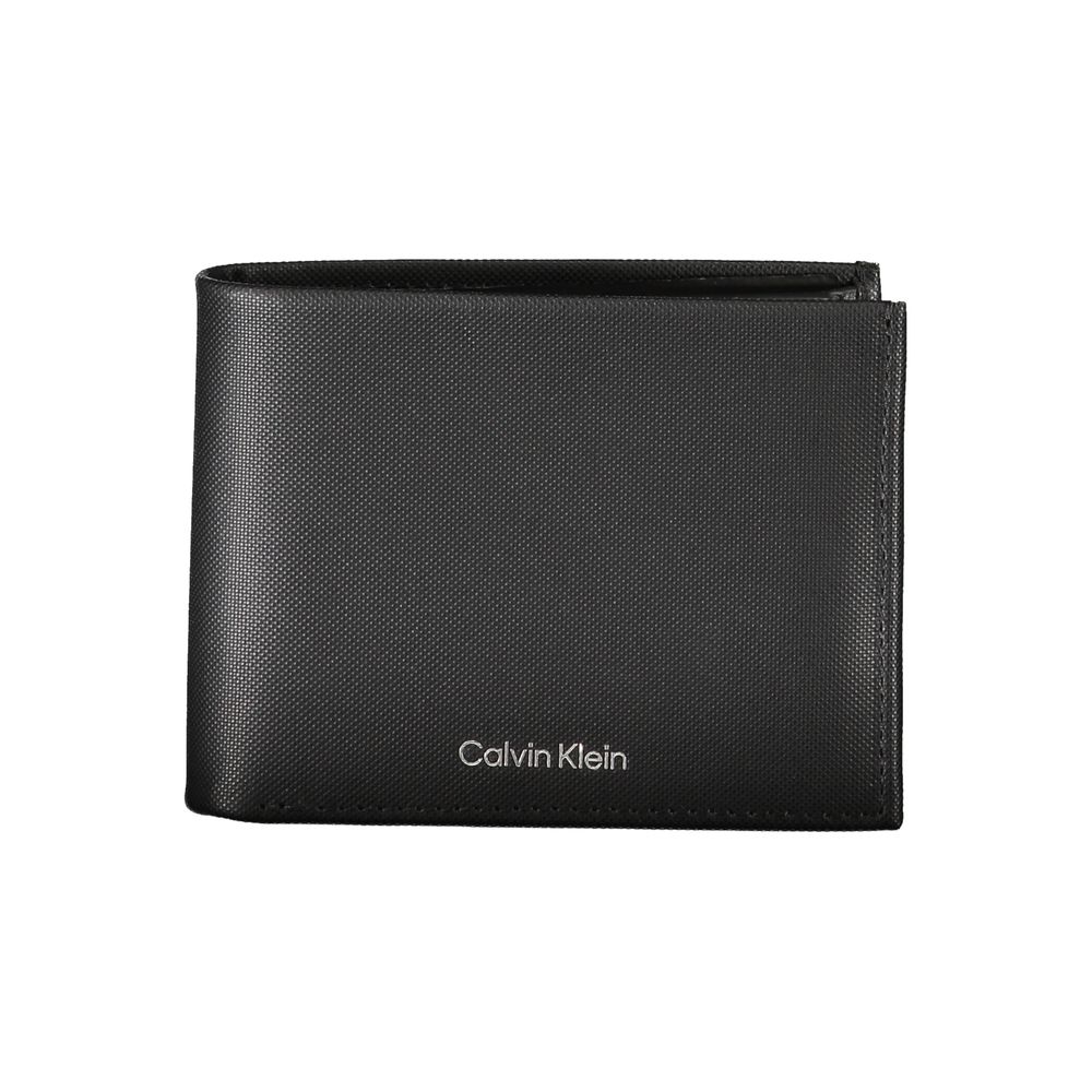 Calvin Klein Elegant Black Leather Wallet with RFID Blocking