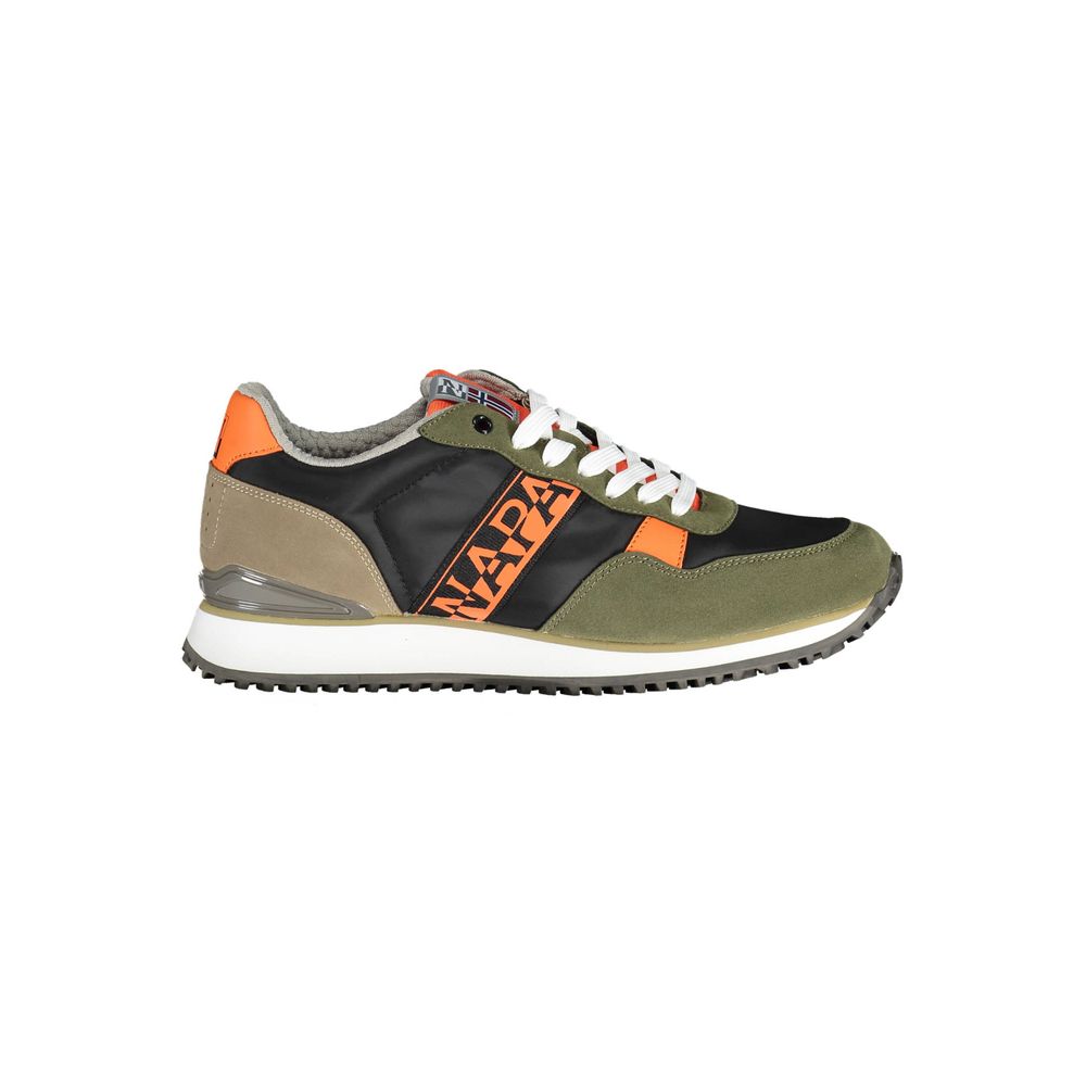 Napapijri Green Polyester Men Sneaker