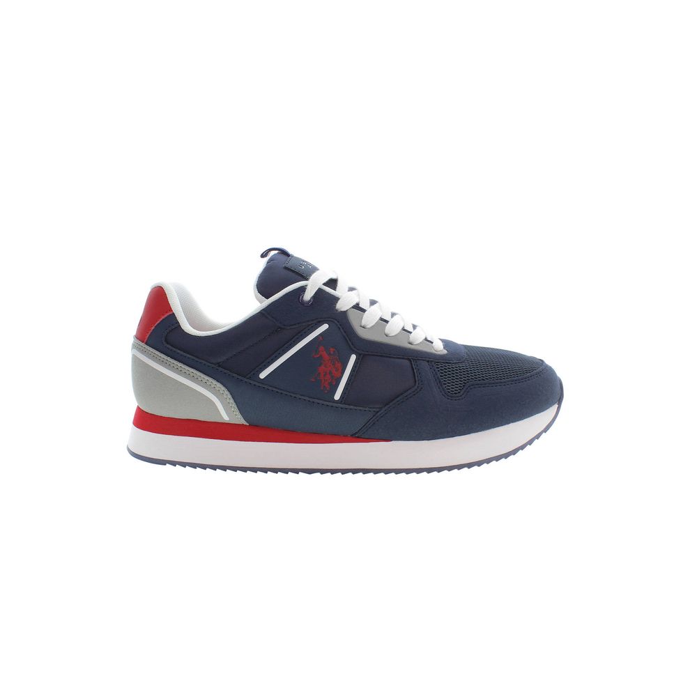 U.S. POLO ASSN. Blue Polyester Men Sneaker