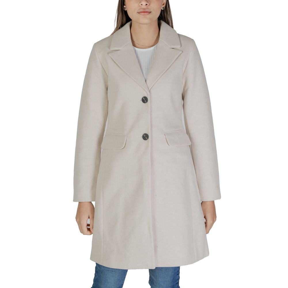 Only Beige Polyester Jackets & Coat